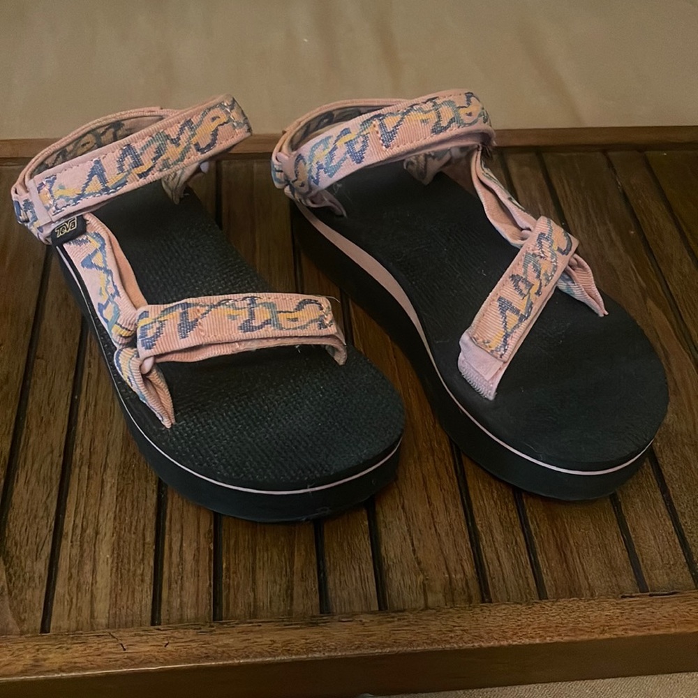 Teva platform sandals